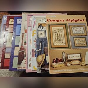 Alphabet Cross Stitch Leaflets
